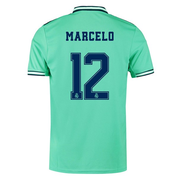 Camiseta Real Madrid NO.12 Marcelo 3ª 2019/20 Verde